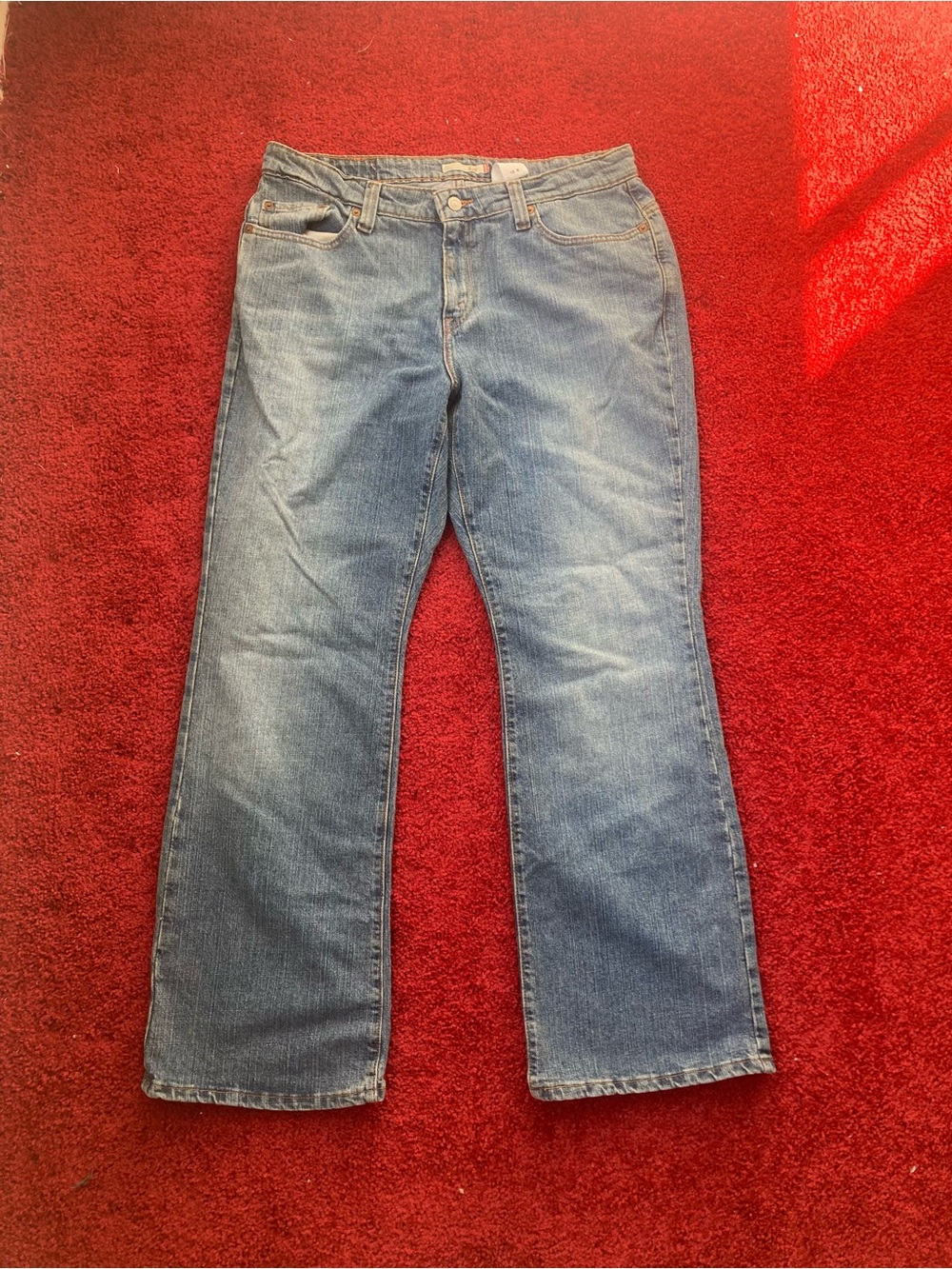 Levi's Medium Blue Denim Bootcut Jeans Size 16